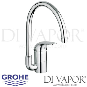 Grohe Euroeco Single-Lever Sink Mixer (1/2 Inch) - 2008 to 2018 - Tap Spare Parts 32752000 GEN1